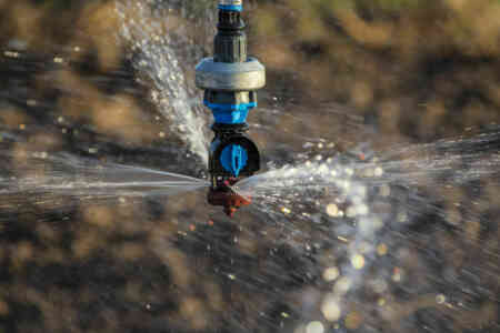 Nelson Irrigation's A3030 Accelerator with Maroon Plate