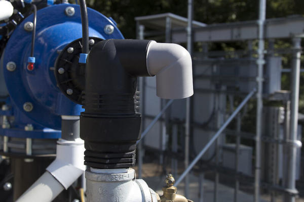 Close up of a Nelson Irrigation ACV200 Air Control Valve