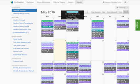 Hydrawise Reports - Watering Schedule