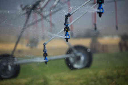 Nelson Irrigation's PC-R3030 Part-Circle Rotator® on Boombacks