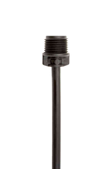 12" rigid riser with 1/2" threaded base
