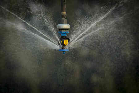 Close up of Nelson's R3030 Rotator® with High Uniformity Brown Plate