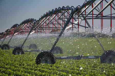 Nelson Irrigation's Sprayhead on Center PIvot