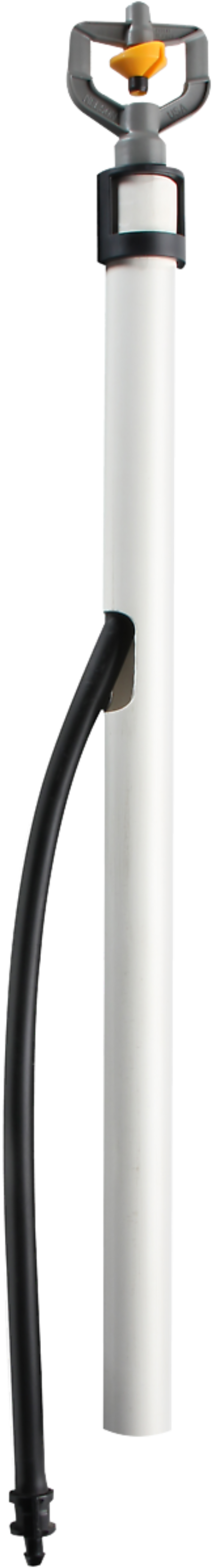 Nelson Irrigation has a number of stake and tube configuration for its Rotator® line of sprinklers